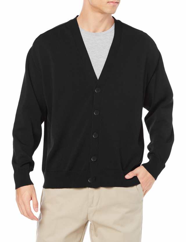 ビームスライツ カーディガン ＴＣハイゲージベーシックＣＡＲＤＩＧＡＮ BLACK XL