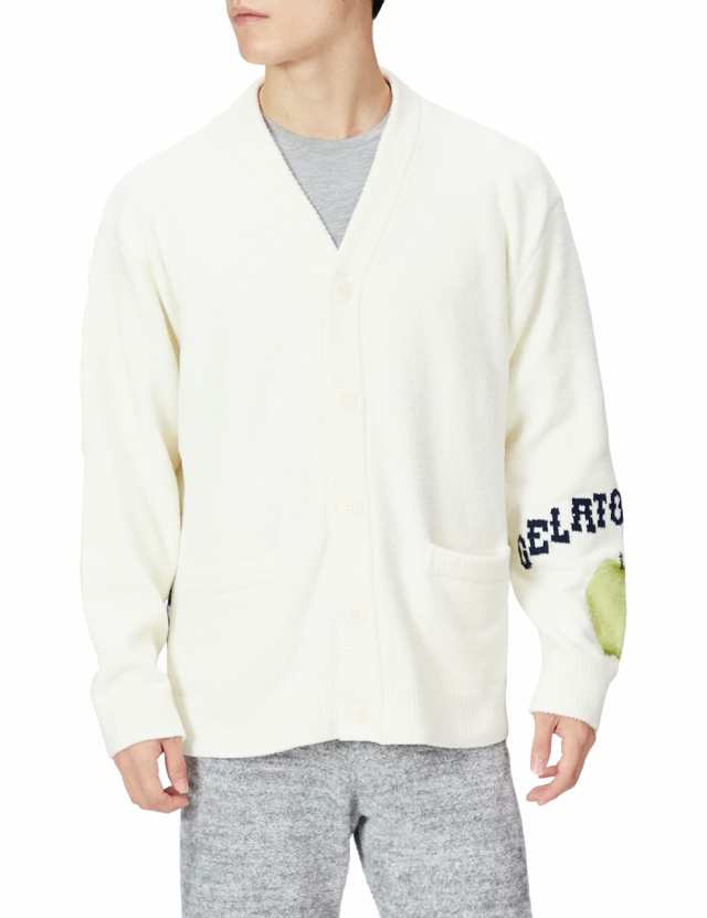 ジェラート ピケ HOMME エアモコアップルJQDカーディガン PMNT224911 メンズ OWHT Mの通販は