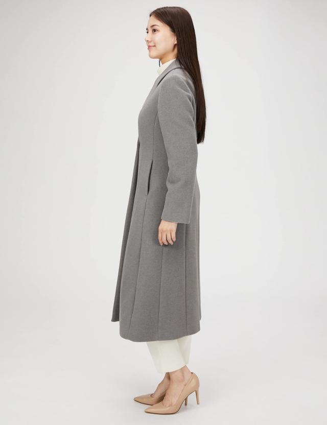 リリーブラウン チェスターコート LWFC224040 レディース GRY 0