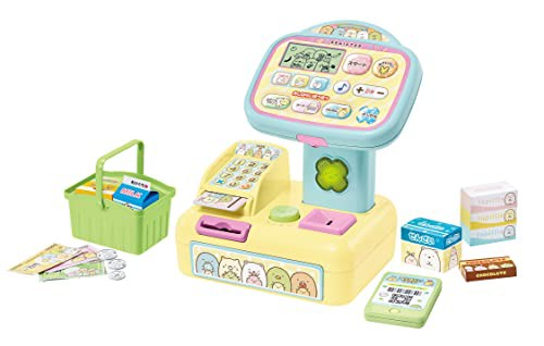 アガツマ すみっコぐらし ピピッとスキャンでおかいもの! すみっコセルフレジスター 本体×1、お札×10、かご×1、シールシート×2 日本おもちゃ大賞2022 ベーシック・トイ部門 大賞3歳から おままごとの通販は