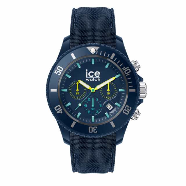 正規代理店 Ice watch アイスウォッチ 時計 メンズ 020617 アイスクロノ ICE chrono ブルー ライム ラージ