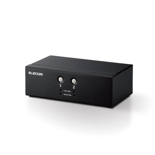 エレコム パソコン切替器 VGA対応 2台切替 エミュレーション機能搭載 KVM-NVXSN2の通販は
