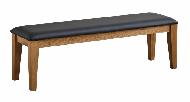 アイロスジャパン ダイニングベンチ 幅126cm オーク無垢材 Leapの通販は