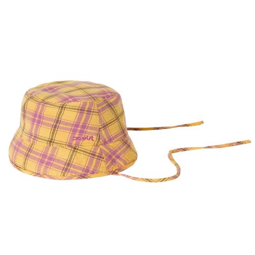 エックスガール バケットハット PLAID BUCKET HAT レディース YELLOW