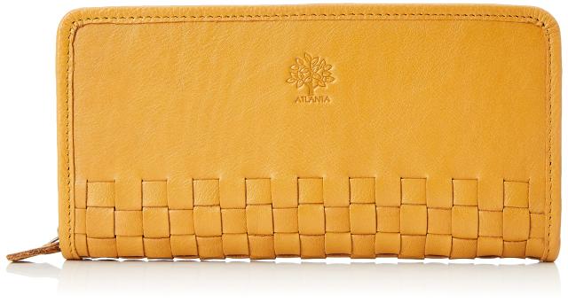 ピークスピーク 札入れ ボトムメッシュ長財布 イエロー