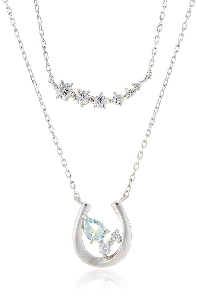 【今だけ100円値引き】 Gf ネックレス アクアマリン 誕生石 シルバー 今だけ値引き】 Gf ネックレス アクアマリン 誕生石 シルバー