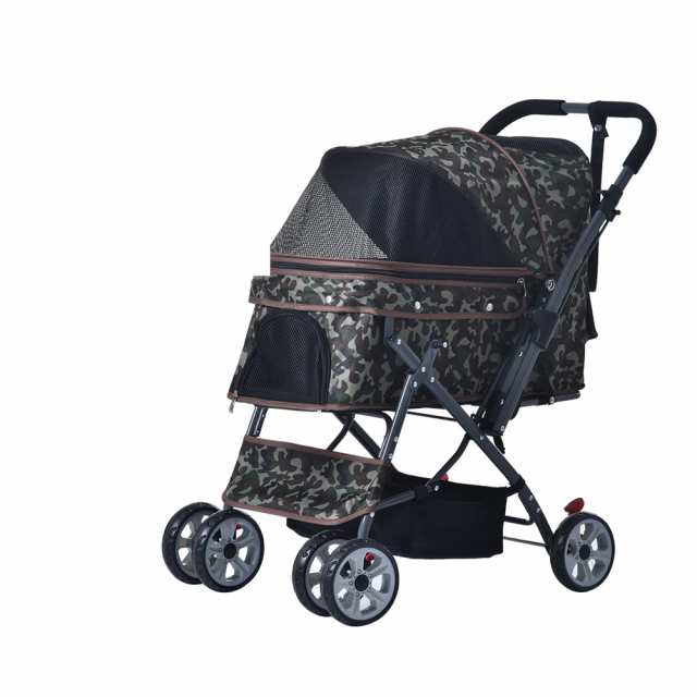 BTM ペットカート 対面式 折りたたみ 多頭 中型犬 小型犬 猫 4way 軽量 組立簡単 工具不要 介護用 ドッグカート ペットバギー 犬 猫 動物 ペット用品の通販は