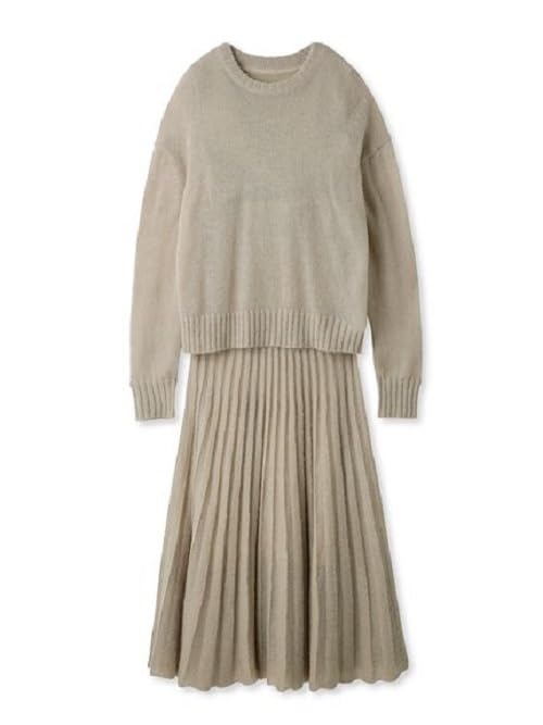 ミラオーウェン モヘアプルオーバーコーディネートワンピ 09WNO234126 レディース BEG