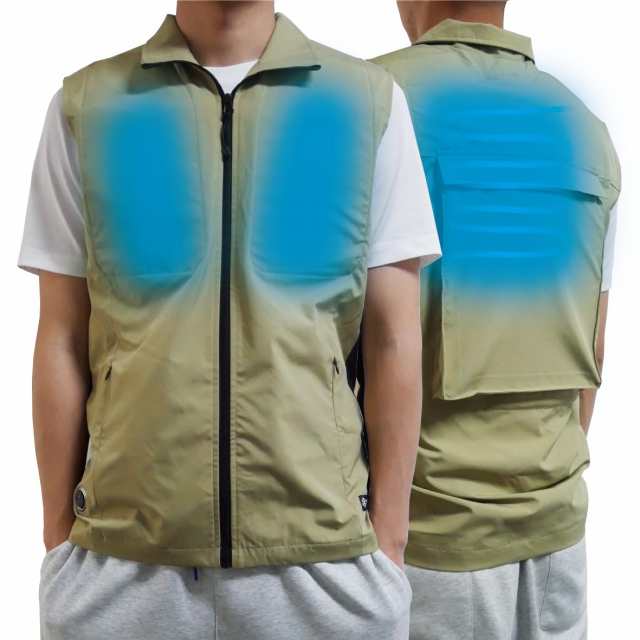 enson 水冷服 水冷ベスト 空調服 作業服 水冷 熱中症対策グッズ ICE VEST 高効率な冷却効果 夏のアウトドア必需品 アウトドア用ウェスト