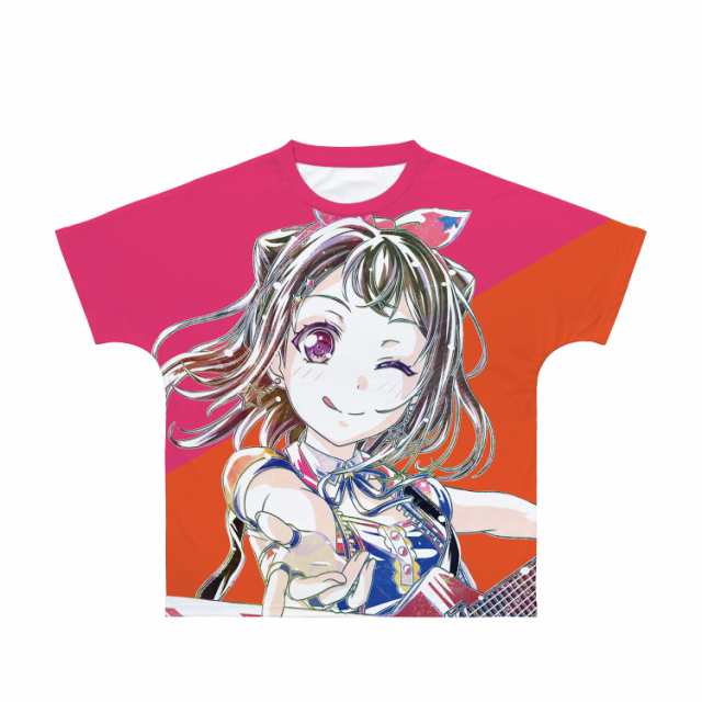 アルマビアンカ(Armabianca) BanG Dream! ガールズバンドパーティ! 戸山 香澄 Ani Art 第4弾 フルグラフィックTシャツ ユニセックス XXL