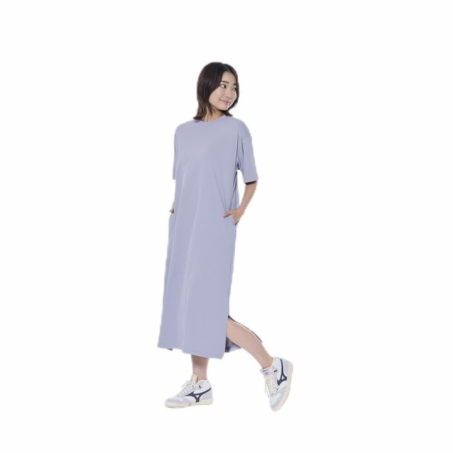 ミズノ Anti-Sweat ワンピース 半袖 汗ジミ抑制 防透け 遮熱 Go to by B2MAB231 レディース グレー