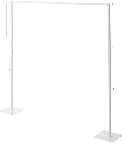 山崎実業(Yamazaki) 折り畳み 室内物干し ホワイト 使用時：約W175×D25×H160cm タワー tower 洗濯物干し コンパクトに収納できる 組み立て簡単 6619の通販は