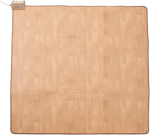 山善 フローリング調 ホットカーペット 電気カーペット 2畳 (176cm×176cm) 防水加工 温度調節5段階 ダニ対策機能 ライトブラウン YZC-208FL(LBR)の通販は