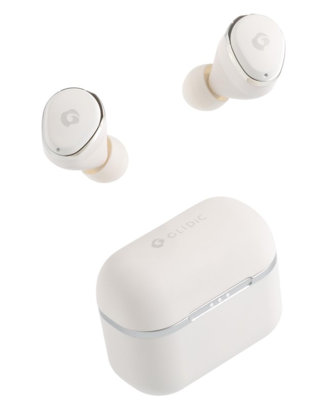 限定GLIDiC TW-4000s /SIMPLE STYLE ホワイト(ワイヤレスイヤホン Bluetooth 5.2)イヤホンを探すTile機能/カナルワークス監修 極上のフィット感 / IPX4防水規格 / 通話時のAIノイズキャンセリング機能/急速充電/外音取り込み の通販は