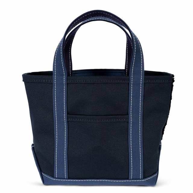 岩舟帆布 トートバッグ キャンバス バッグ レディース 小さめ 国産 帆布 日本製 Ship and Rock Basic Tote (ネイビーブルー×ダークネイ