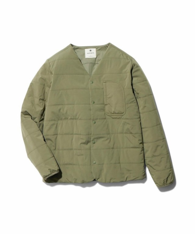 スノーピーク カーディガン Flexible Insulated Cardigan Olive