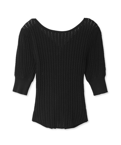 SNIDELバックオープンリボンニットトップスSWNT241166 SNIDEL / スナイデル バックオープンリボンニットTOPS SWNT241166