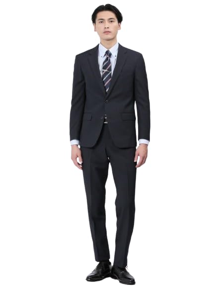 タカキュー スーツ 快適 4WAYストレッチ タテ・ヨコ・ナナメに伸縮 ウォッシャブル 抗菌 防臭 スリムフィット 春 夏 秋 メンズ ネイビー 110011803101433の通販は