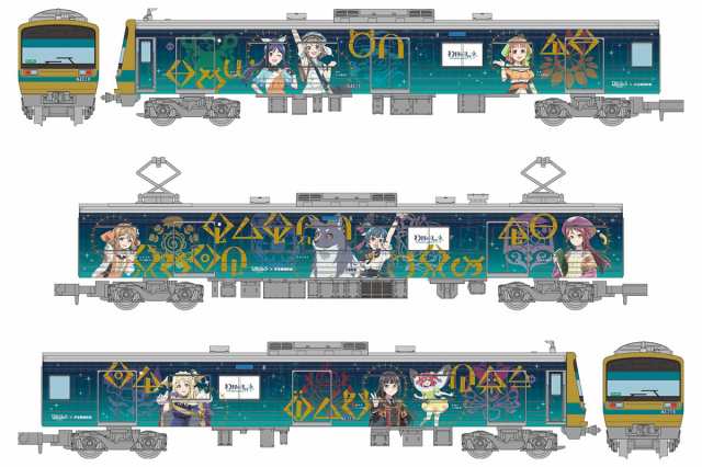 鉄道コレクション 鉄コレ 伊豆箱根鉄道7000系 7502編成 幻日のヨハネ -SUNSHINE in the MIRROR-YOHANE TRAIN ラッピング電車 3両セット