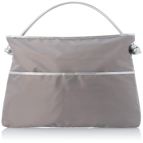 PRADA 洗練 フラワープリント パテントレザー クラッチ