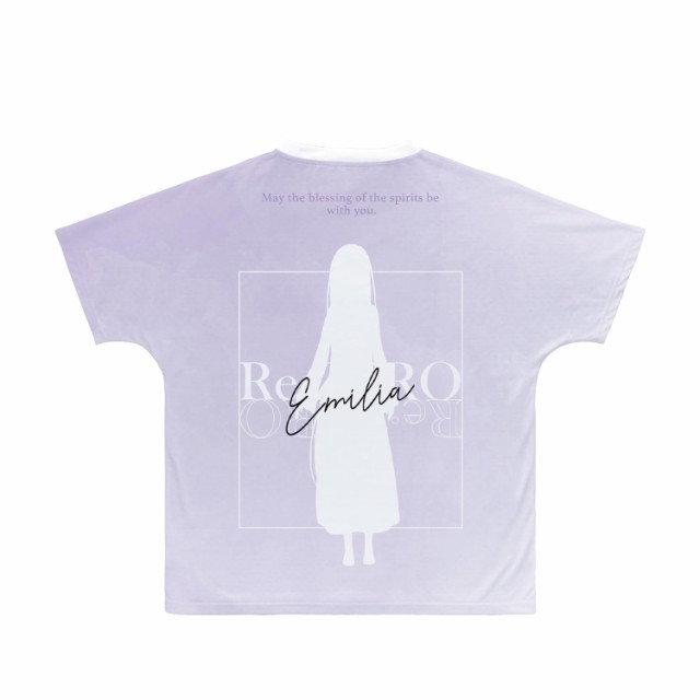 Re ゼロから始める異世界生活 エミリア Ani Art aqua label フルグラフィックTシャツ ユニセックス XXLサイズ