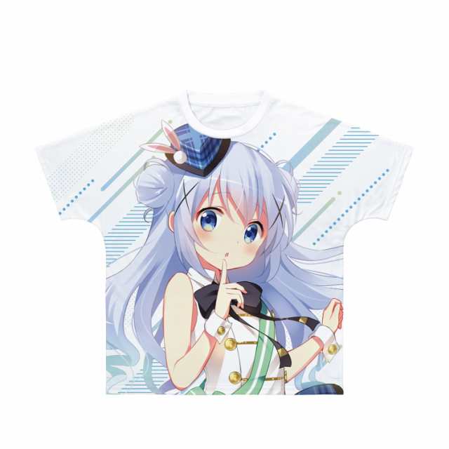 ご注文はうさぎですか? BLOOM チノ フルグラフィックTシャツ ユニセックス XXLサイズ