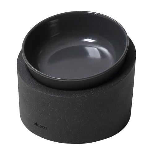 ideaco (イデアコ) ペットボウル 餌入れ スタンド 傾斜付き 犬 猫 食器 140ml Pet Feeder Food/Low stone sand black (ペットフィーダー フードボウル/低/ストーンサンドブラック)の通販はその他ペット・ペットグッズ