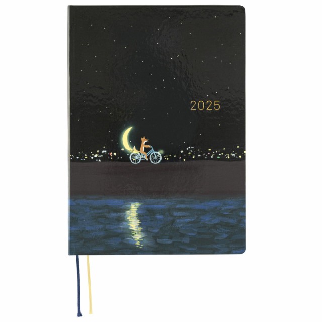 ほぼ日手帳 2025 HON 英語版 久保田寛子/三日月配達A5/1日1ページ/1月/月曜はじまりの通販は