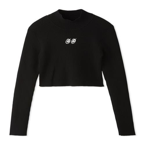 スナイデル SNaMONハイネックニットプルオーバー SWNT245082 レディース BLK