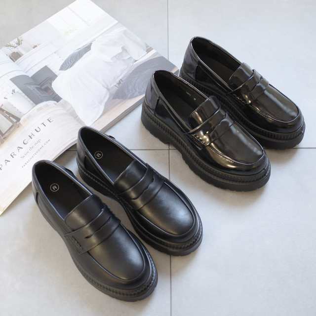 最終売り尽くし！】ローファー 厚底 タンクソール トラック