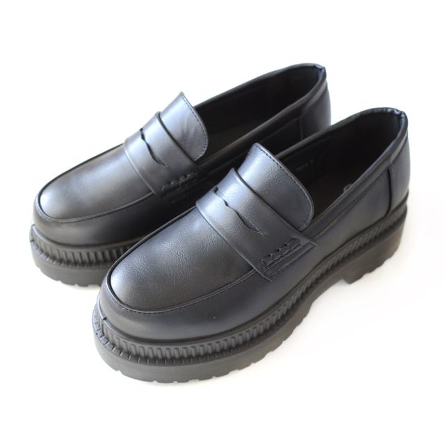 最終売り尽くし！】ローファー 厚底 タンクソール トラック