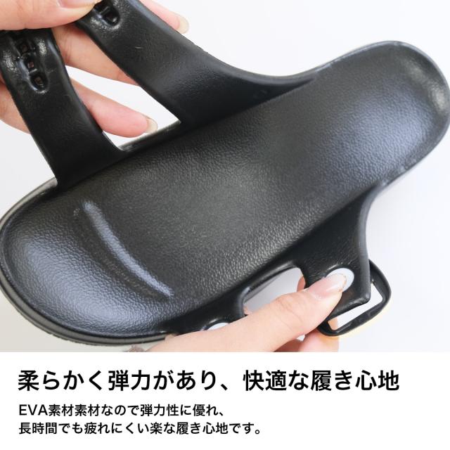 サンダル 痛くない ダブルベルト EVAサンダル 軽量 リカバリーサンダル シャワーサンダル 厚底 歩きやすい レディース 履きやすい コンフォート ローヒール トラベル 旅行 アウトドア テレワーク 夏新作 送料無料 CN128 アミアミ あみあみ amiami スポーツサンダル