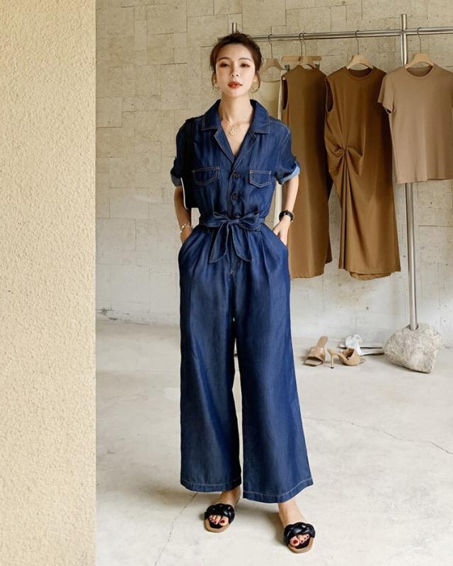 春新作 オールインワン ロンパース レディース オールインワン 