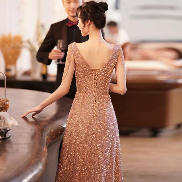 ワンピース 結婚式 袖あり パーティードレス 秋冬 二次会 お呼ばれ 