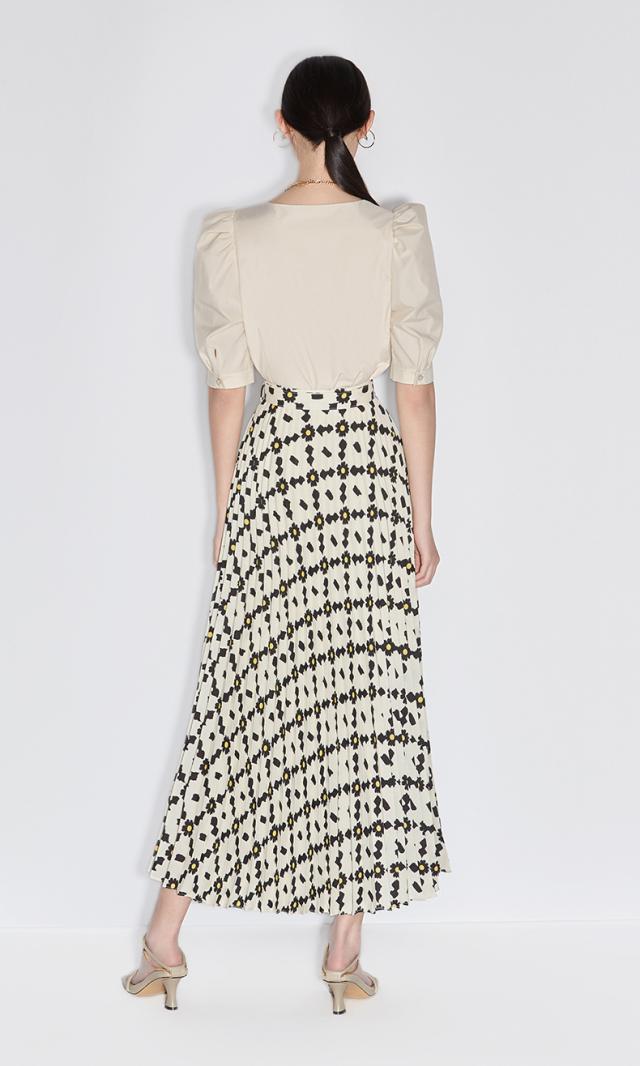 パフスリーブ ブラウス トレンド 韓国 レディース Vネック