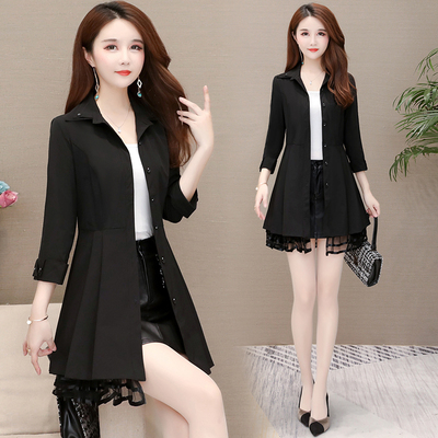 トレンチコート 7分袖 Aライン ショート丈 レディース 大きいサイズ 大きめ プリーツ アウター こなれ感 着やせ タイト スリム 大人女子 きれいめ カジュアル エレガント ハイウエスト 20代 30代 コート 春 秋 薄手 レース 3ＸL 4XL ５XL ウエストマーク 細見え 体型カバー トレンチコート 7分袖 Aライン ショート丈 レディース 大きいサイズ