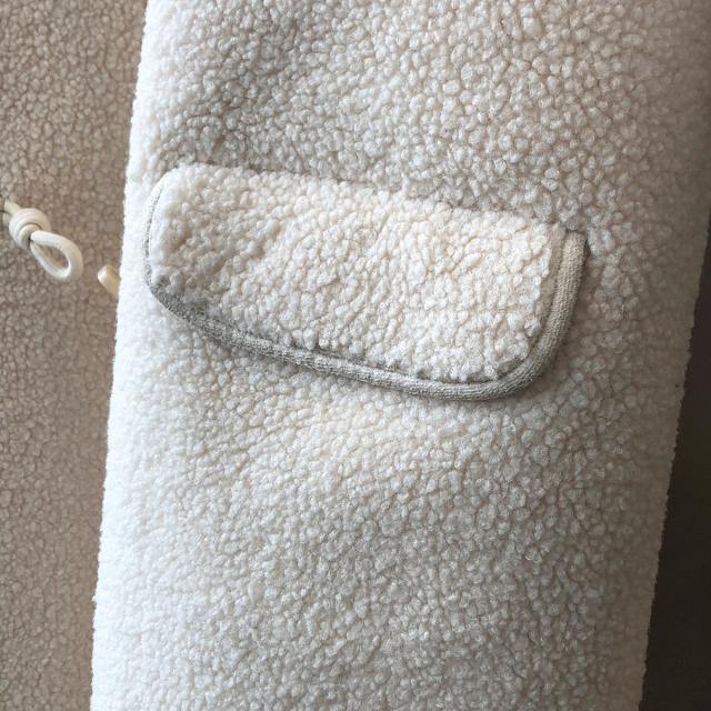 アウター ボア ダッフル コート 2色 もこもこ ふわふわ レディース