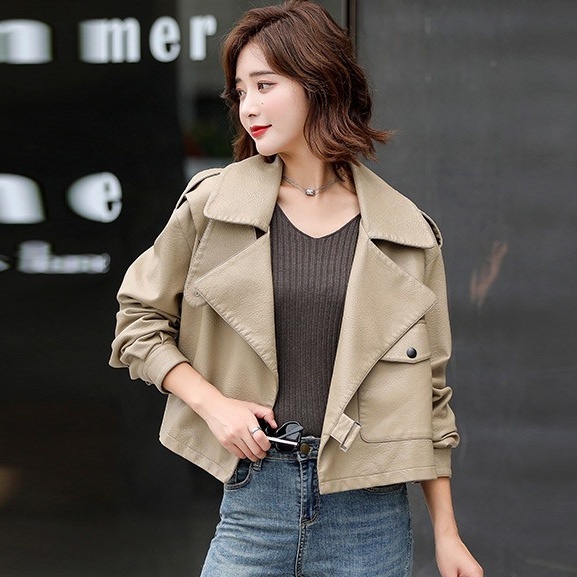 アウター ジャケット ３色 フェイクレザー ライダース ショート丈 レディース 秋 冬 クール かっこいい ボーイッシュ メンズライク パンク ロック お洒落 オシャレ 無地 黒 ブラック 光沢 高級感 ゆったり 大きめ М L XL 2XL 体型カバー 着痩せ ワイド ファスナー 前開き