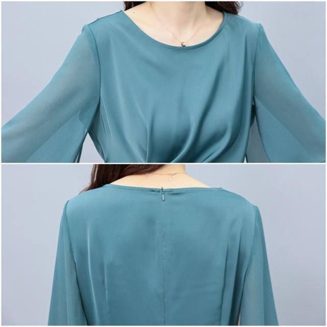 シフォンパンツドレス セットアップ レディース パンツセットアップ