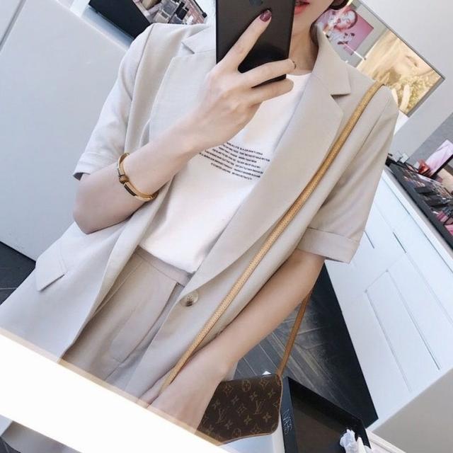 ハーフパンツスーツセット セットアップ レディース ジャケット