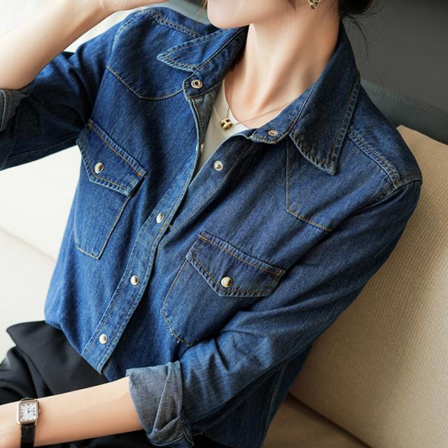 レディース トップス シャツブラウス シャツ ブラウス デニムシャツ デニムシャツ レディース シャツ ブラウス 長袖 シャツブラウス
