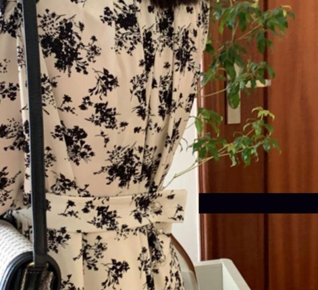 ワンピース レディース 花柄ワンピース フレアワンピース ミディ