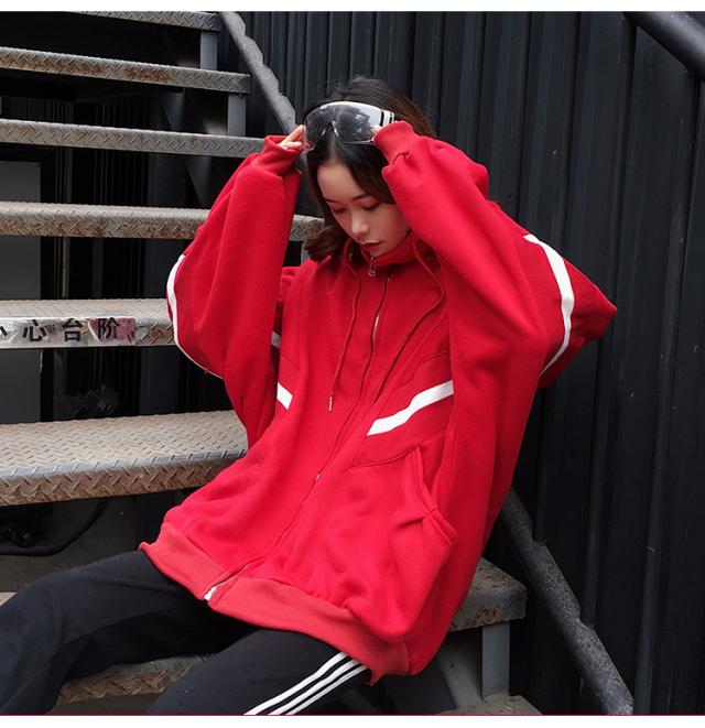 韓国 服 レディース ジャケット 赤 ノーカラー レディース ブルゾン 赤 楽天市場】赤 ジャケット（着丈（スカート・ワンピース・ドレス