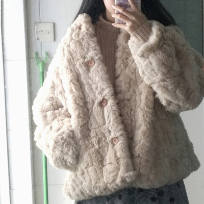 アウター ジャケット ボア ファー レディース もこもこ ふわふわ きれいめ 上品 エレガント 高級感 長袖 Vネック ノーカラー 無地 ベージュ オシャレ お洒落 かわいい 大人可愛い ポケット 普段着 普段使い 秋 冬 あったか 暖かい 防寒 モテ デート 女子会 通勤 ОL 10代 20代の通販は 6,980円