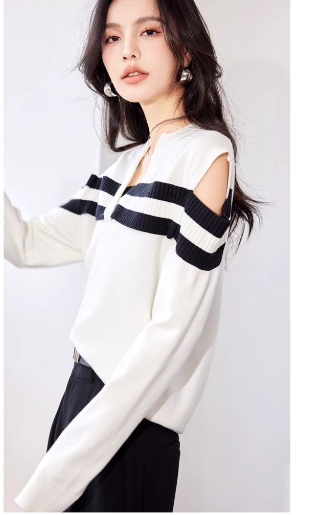 トップス レディース ニット セーター プルオーバー Vネック