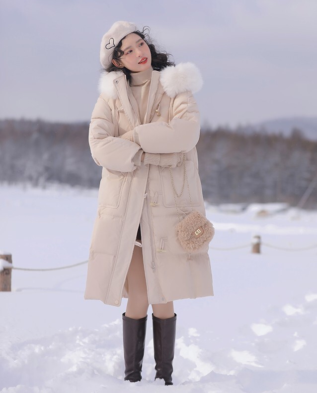 グレースコンチネンタル イエロー フード付きロングダウンコート 完売