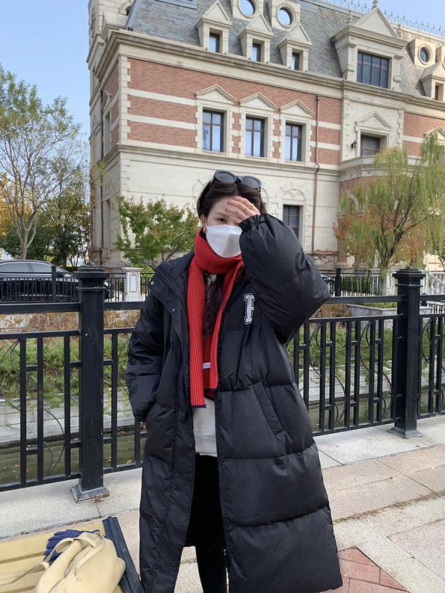 アウター レディース ロングダウンジャケット コート 長袖 スタンド