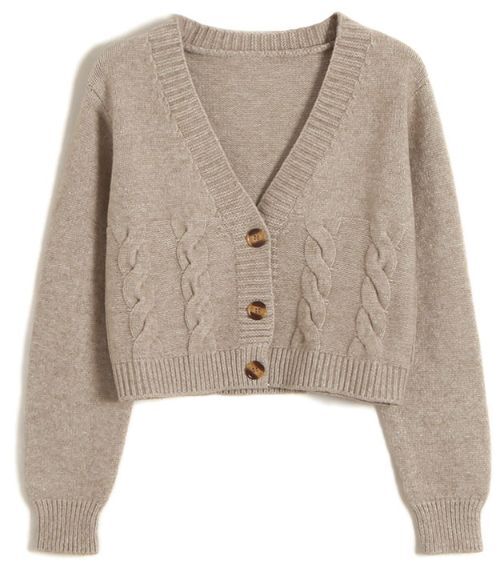 トップス レディース カーディガン ショート丈 クロップド丈 長袖 袖あり Vネック ボタン ケーブルニット 大人可愛い きれいめ シンプル カジュアル 大人 おしゃれ お洒落 かっこいい 大人女子 こなれ感 ラフ 抜け感 ワンサイズ フリーサイズ 白 ホワイト アイボリー 黒の通販は 4,963円