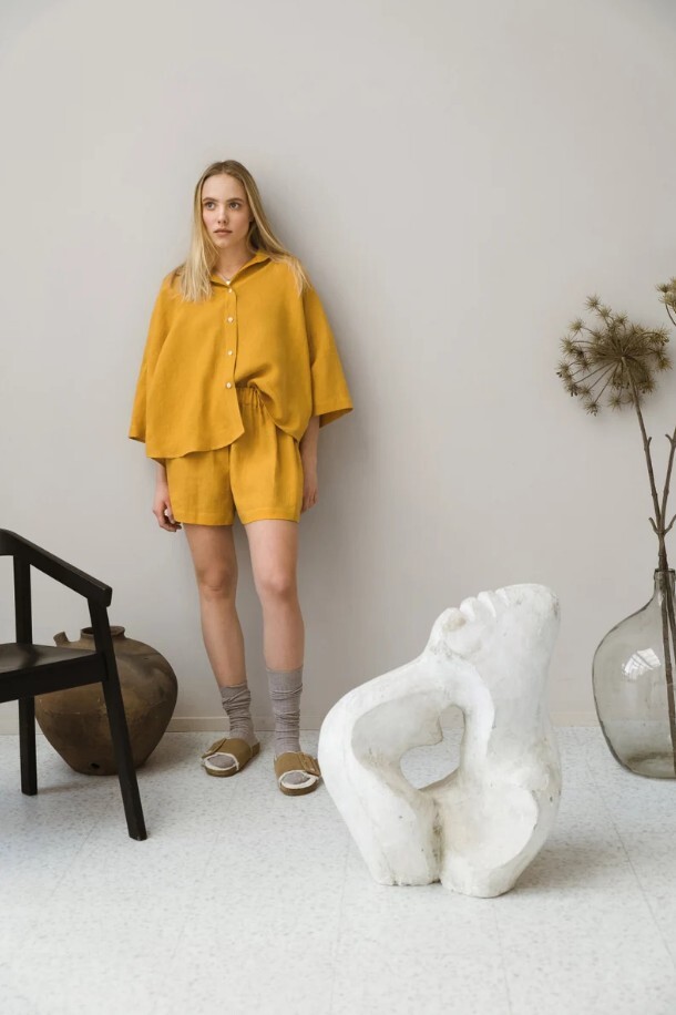 トップス ボトムス セットアップ シャツ ブラウス ミニ ミニ丈