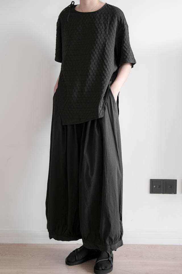 ボトムス ゆったり 大きめ ワイドレッグ デザイン 春 夏 秋 冬 オール